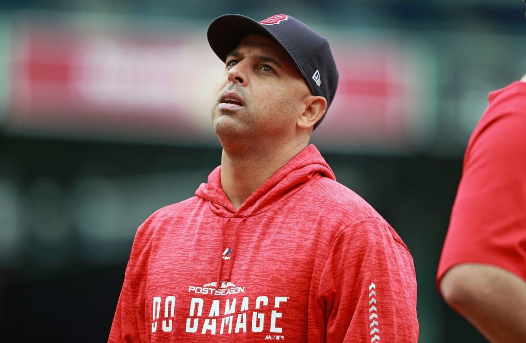 Alex Cora releases statement after Red Sox stripped of draft pick