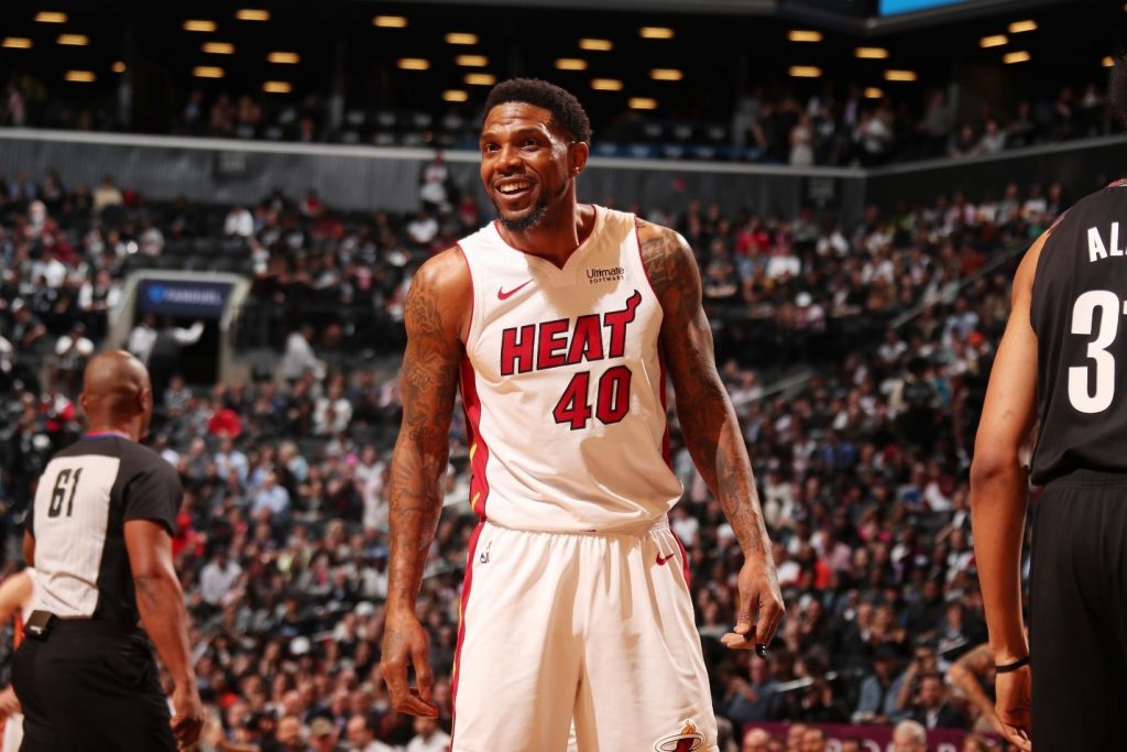 Miami Heat’s Udonis Haslem delivers the goods