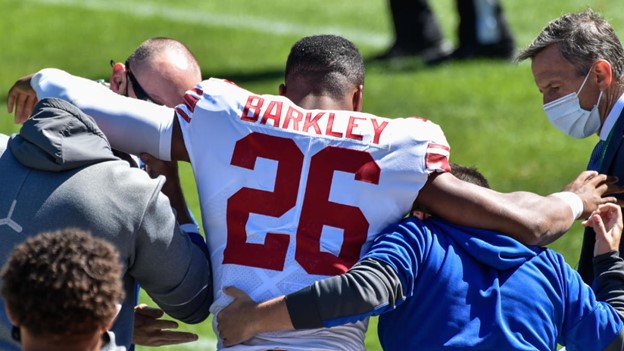 Saquon Barkley out for the season